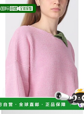 1h可退 香港直邮Marni 玛尼 女士 徽标毛衣 ABMD0111Q1UFH440长袖