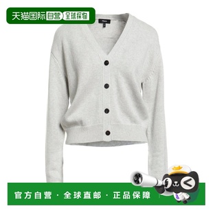 香港直邮THEORY 希尔瑞 女士 针织开衫 grey灰色 舒适时尚羊绒