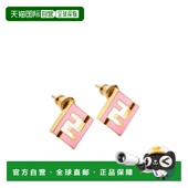 FF图案耳钉 1h可退 香港直邮Fendi 8AL294TL9