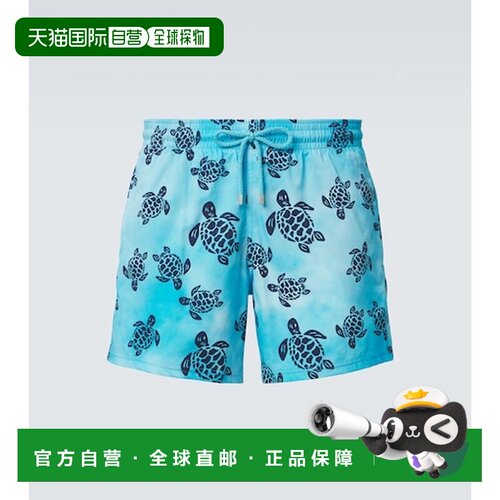 香港直邮Vilebrequin 男士 印花泳裤 blue蓝色 舒适时尚