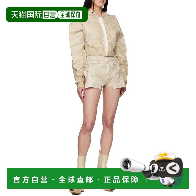 香港直邮Rick Owens Drkshdw 高腰牛仔短裤休闲裤 DS01E3313SCF