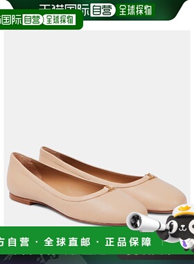 1h可退 香港直邮Chloe 蔻依 女士 Marcie 皮质芭蕾舞鞋 000767