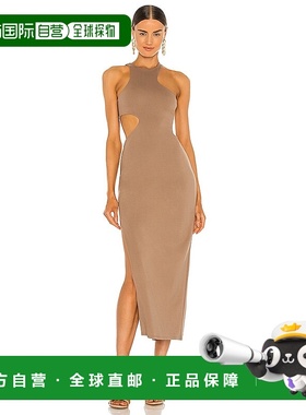 香港直邮Michael Costello 女士 x Rylan 中长连衣裙 MCD599S21