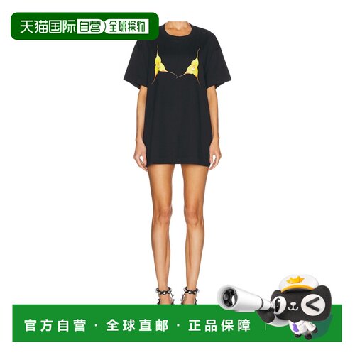 香港直邮GIVENCHY 女士T恤 BW70C1P706001 SS2025 黑色 短袖T恤