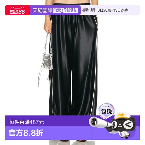 1h可退 香港直邮Alexander Wang 亚历山大 王T系列 女士 侧边条带