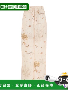 1h可退 香港直邮Zimmermann 印花运动裤 1111PF25R女装休闲裤