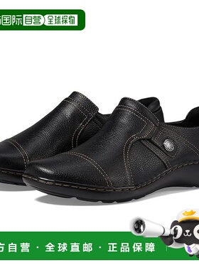 1h可退 香港直邮clarks originals 其乐 女士 Cora 深红红乐福鞋