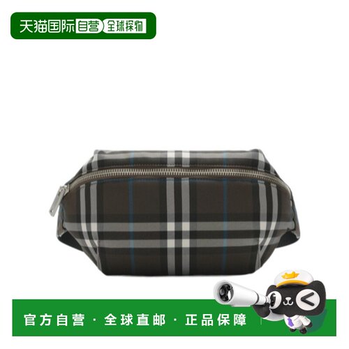 香港直邮BURBERRY/博柏利 男士 格纹腰包 26SS 【付后1h可退】