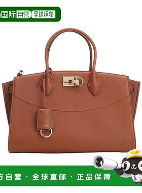 香港直邮Salvatore Ferragamo STUDIO SOFT 单肩包斜挎包21A110