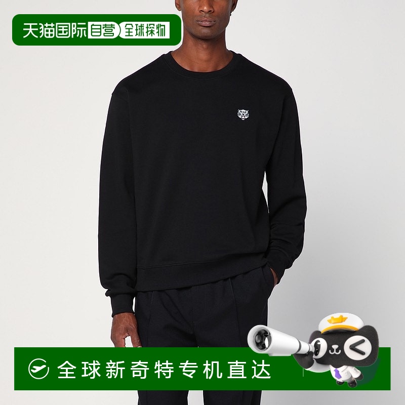 1h可退 香港直邮Kenzo 高田贤三 男士 黑色水手领带Logo运动衫 FF