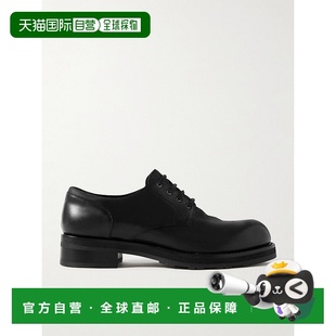 香港直邮The F2114L609 Row 涂油革德比鞋 black黑色 男士 1h可退