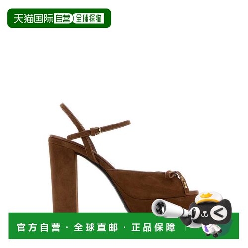 香港直邮MIU MIU 女士凉鞋 5XP909F110008F0316 SS2026 棕色