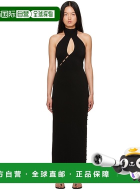 香港直邮Magda Butrym 镂空细节连衣裙 112923Black