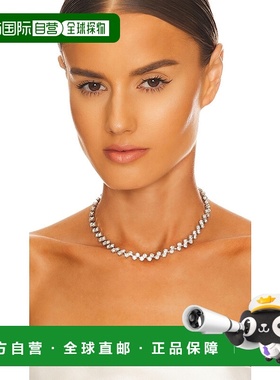 香港直邮JENNIFER BEHR 珍妮弗 贝尔 Minna 项链 50PB12水晶银色