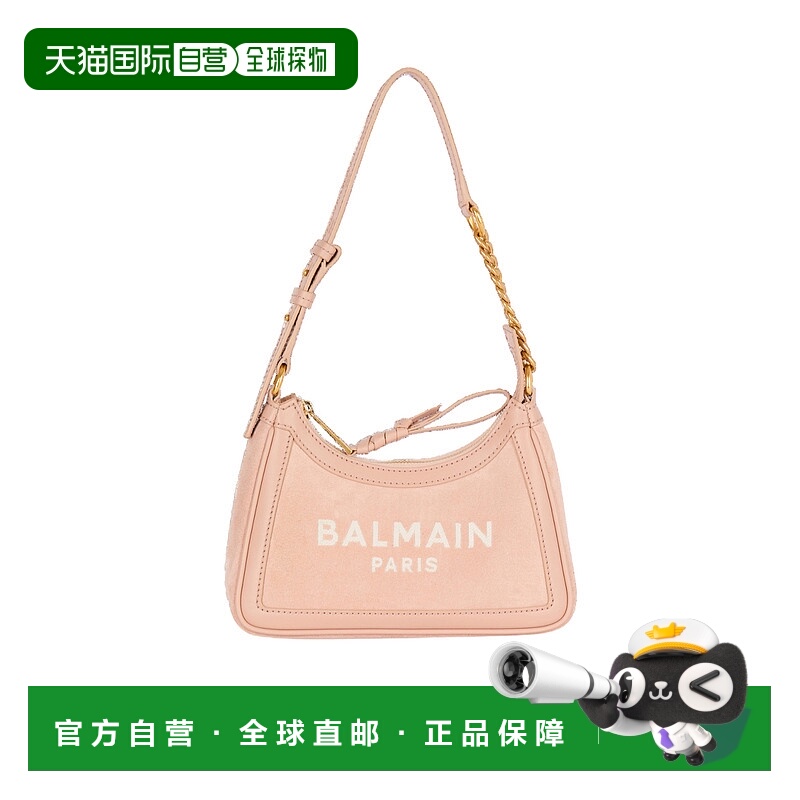 香港直邮Balmain 徽标单肩包 EN1BT743LCBD斜挎包手提包