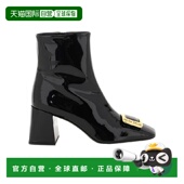 99新未使用 香港直邮Miu Miu 徽标短筒靴 5T823D069F0002缪缪