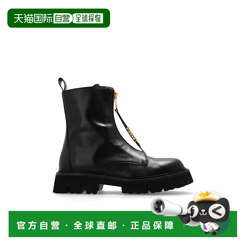 1h可退 MOSCHINO 男士靴子 MB24264G1LGA0000皮革男靴