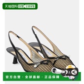 Choo 单鞋 周仰杰 Amita 香港直邮Jimmy 皮革边露跟浅口鞋 女士