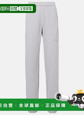 香港直邮The Attico 女士 深绿色棉质运动裤 purple紫色 舒适时尚