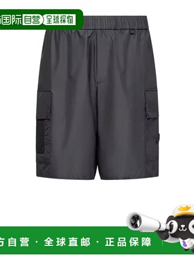 1h可退 香港直邮MONCLER 男士短裤 2B00003598AS999 SS2026 灰色