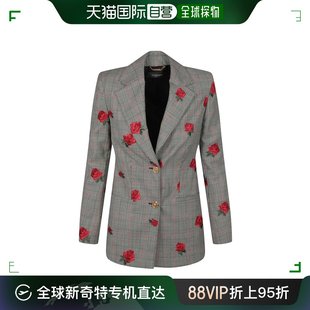 A87099A235778A4 女士 外套 刺绣玫瑰西装 香港直邮Versace 范思哲