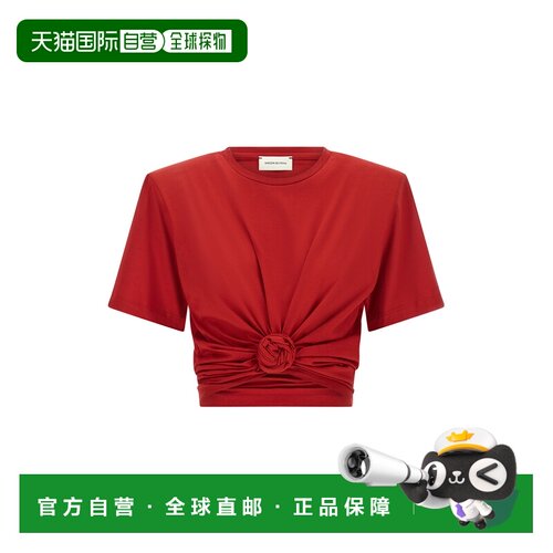 香港直邮magda butrym 女士 '02' T恤 313726RED red红色 舒适时