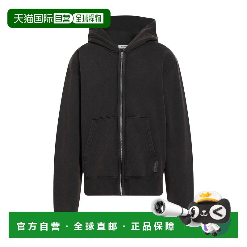 香港直邮Sandro 男士 连帽卫衣 grey灰色 舒适时尚