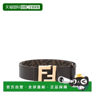 香港直邮Fendi 方形腰带 芬迪 7C0541ASIW皮带 男士 1h可退
