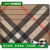 香港直邮Burberry 卡包 巴宝莉 驼色 1h可退 Check 男士 Tall 811