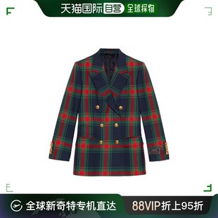 自营Gucci 外套 721301ZAKRD 格纹西装