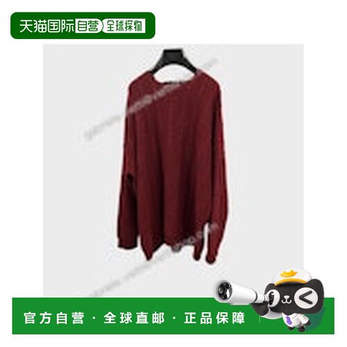 1h可退 欧洲直邮CELINE 男士针织衫 RY0ZS576128BD AW2026 酒红色