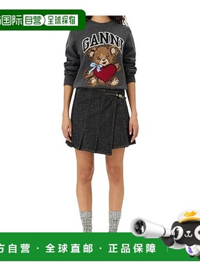 香港直邮Ganni 小熊图案毛衣 K2370正品流行穿搭休闲保暖高级感