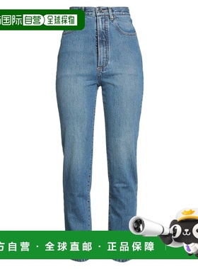 香港直邮alaia 女士 牛仔长裤 blue蓝色 舒适时尚