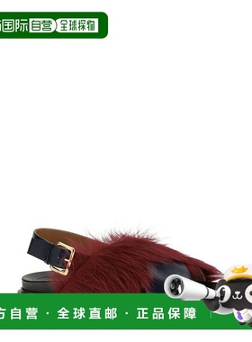 香港直邮Marni 玛尼 女士 交叉綁帶 Fussbett 涼鞋 FBMS018101P76