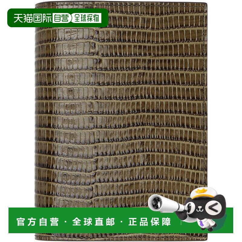 香港直邮Tom Ford 汤姆 福特 男士 卡其色 T Line 护照套 YM274LC