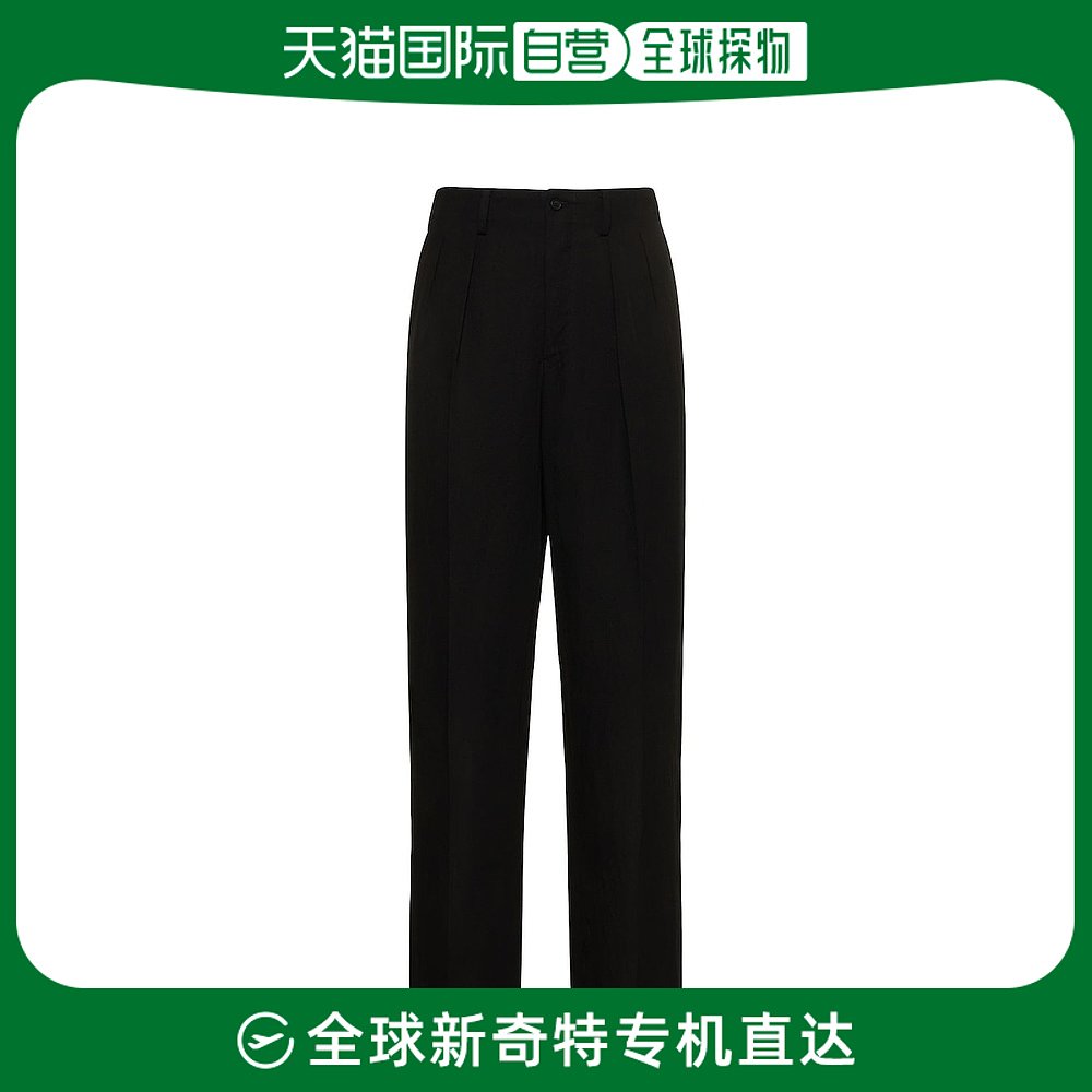 香港直邮Yohji Yamamoto 男士亚麻裤子
