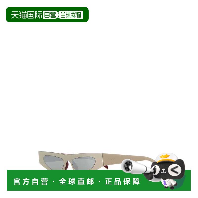 1h可退 香港直邮GUCCI 女士眼镜 809242I33308181 SS2026 白色 猫
