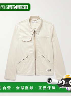 1h可退 香港直邮Acne Studios 艾克妮 男士 毡布拉链夹克 B90756