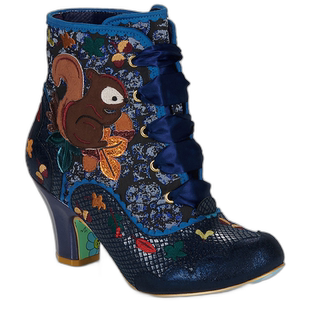 欧洲直邮Irregular Choice 女士 短筒靴 SQUIRREL AWAY