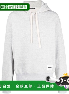 1h可退 香港直邮Jil Sander 吉尔 桑达 男士 徽标连帽卫衣 J47GU0