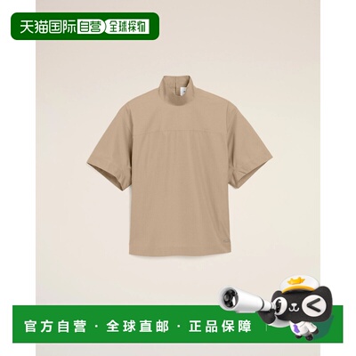 香港直邮Ami Paris 女士 RAISED 棉质衣领上衣 FTP835CO0063