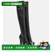 香港直邮Tom 女士 Ford 1h可退 汤姆 福特 Gabrielle 及膝皮质靴