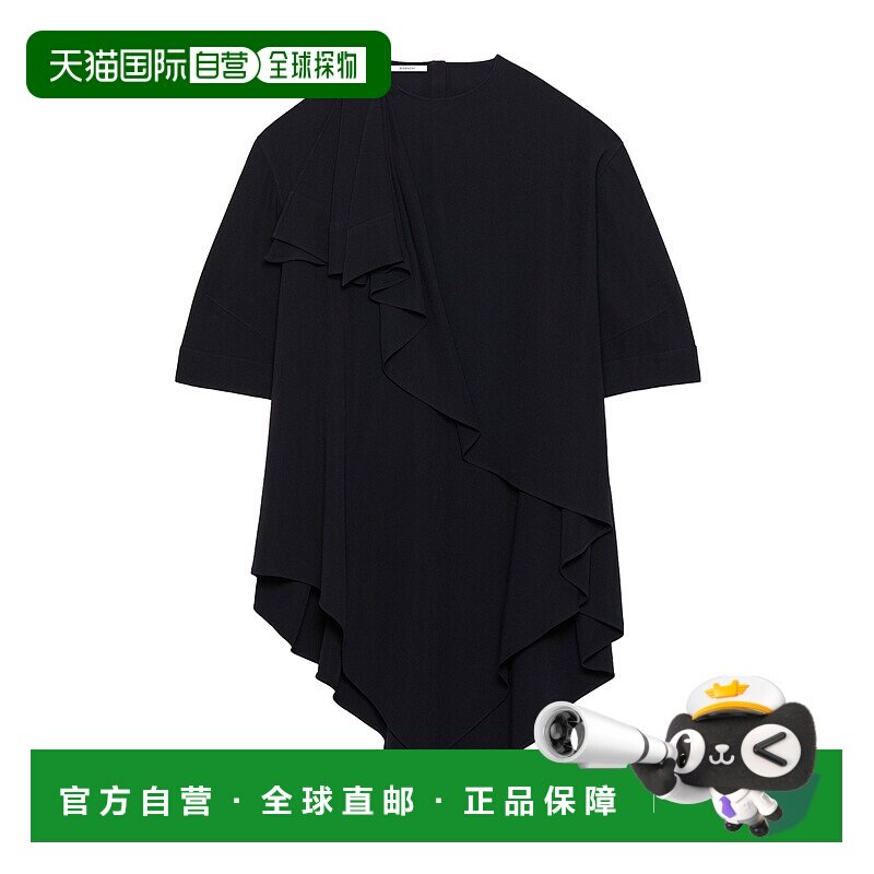 香港直邮Givenchy 蝴蝶结不对称连衣裙 BW22MH164K纪梵希