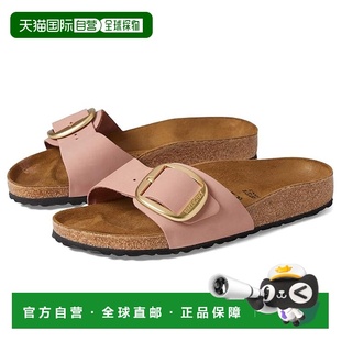 1h可退 香港直邮birkenstock 勃肯 女士 Madrid Big 搭扣牛巴革皮