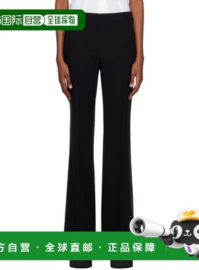 1h可退 香港直邮Moschino 莫斯奇诺 女士 黑色 60s 长裤 231EA033