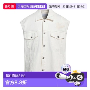 男士 white 牛仔布夹克 white白色 1h可退 舒适时尚 香港直邮off