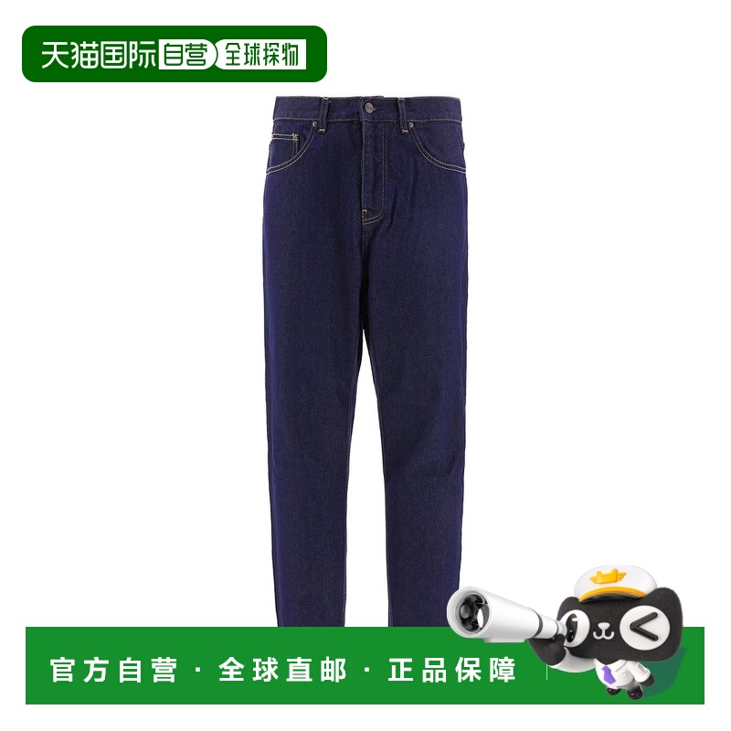 1h可退 香港直邮CARHARTT WIP 男士 Newel 標誌貼片直筒牛仔褲 I0