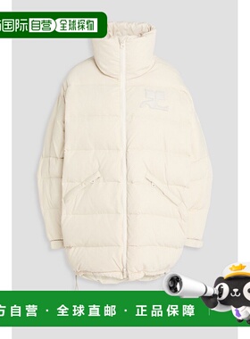 1h可退 香港直邮Courreges 女士 shell 绗缝羽绒服 422CMA053PA00
