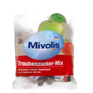 Mivolis快速补充能量体力低血糖维生素水果葡萄糖片100g正品果味