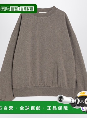 香港直邮Essentials 男士 灰色抓绒棉质带Logo卫衣 192AS252041FH